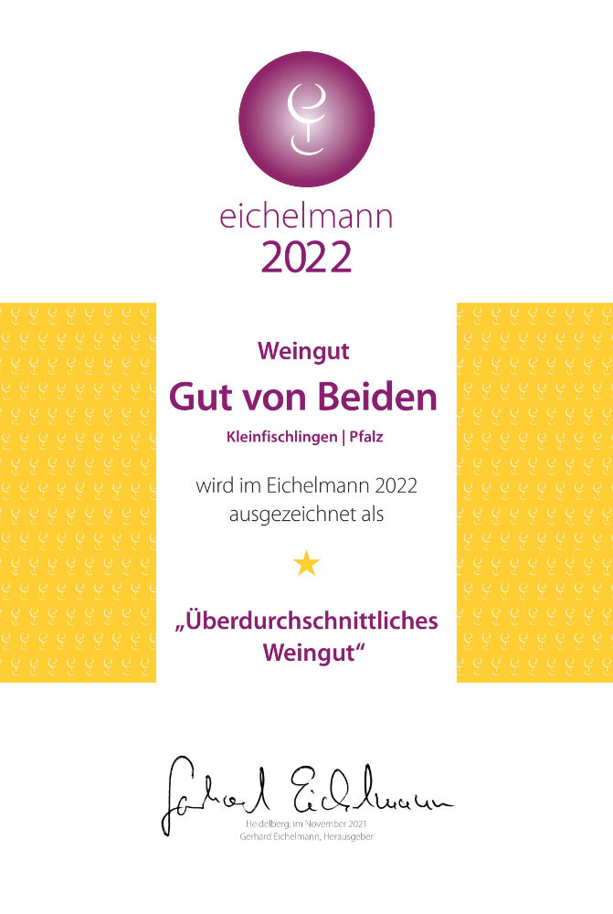 Certificate eichelmann 2022