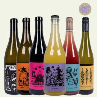 Hazy Wines Natural Wine Collection mit The Druid, Naked in the Wild, Mystic Mountain, Shy und The Girls he loved before