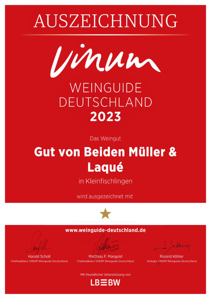 Urkunde vinum 2023